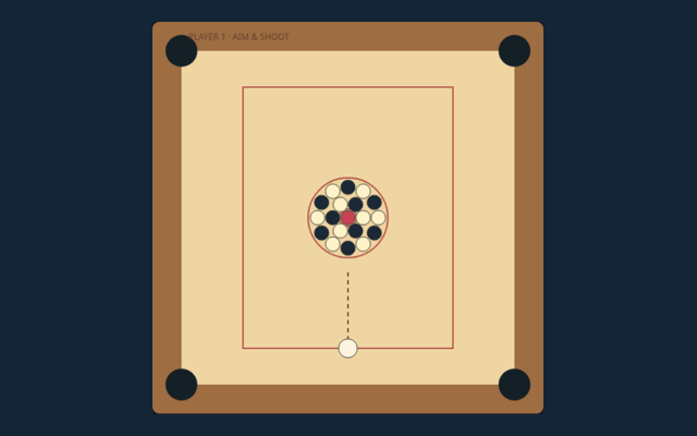 Carrom game board
