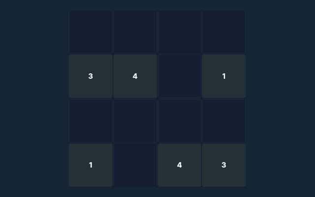 Futoshiki game board